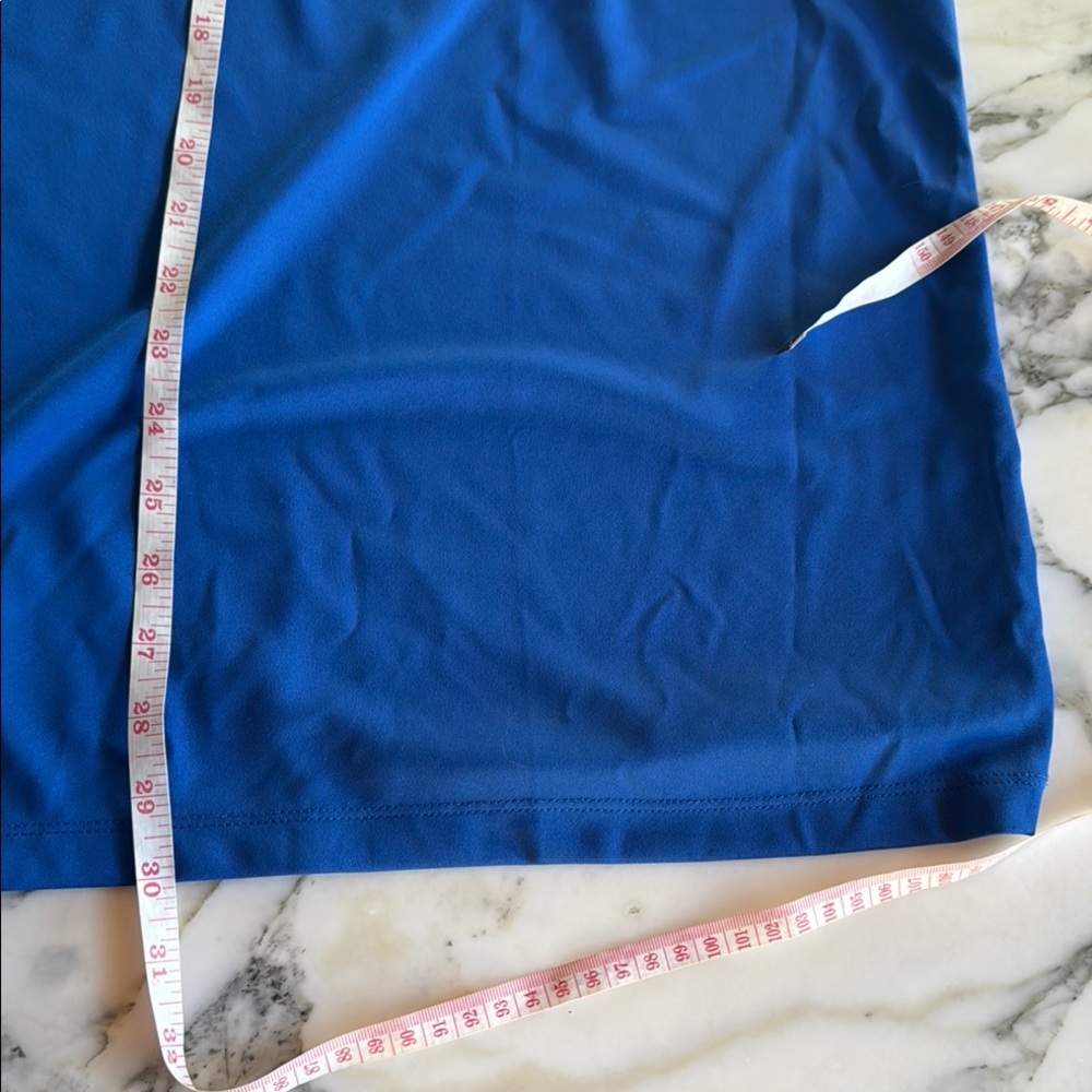 Nike Blue Golf Performance Standard Dri-Fit Polo Shirt Mens size Large - Picture 6 of 10